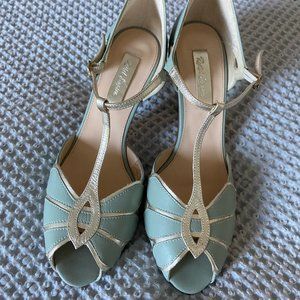 Rachel Simpson Size 38 Mimosa Heel Mint Green